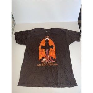 Tee Fury Gallery T-Shirt Large Airplane Design Brown